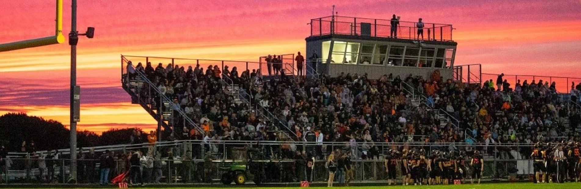 Stadium with sky