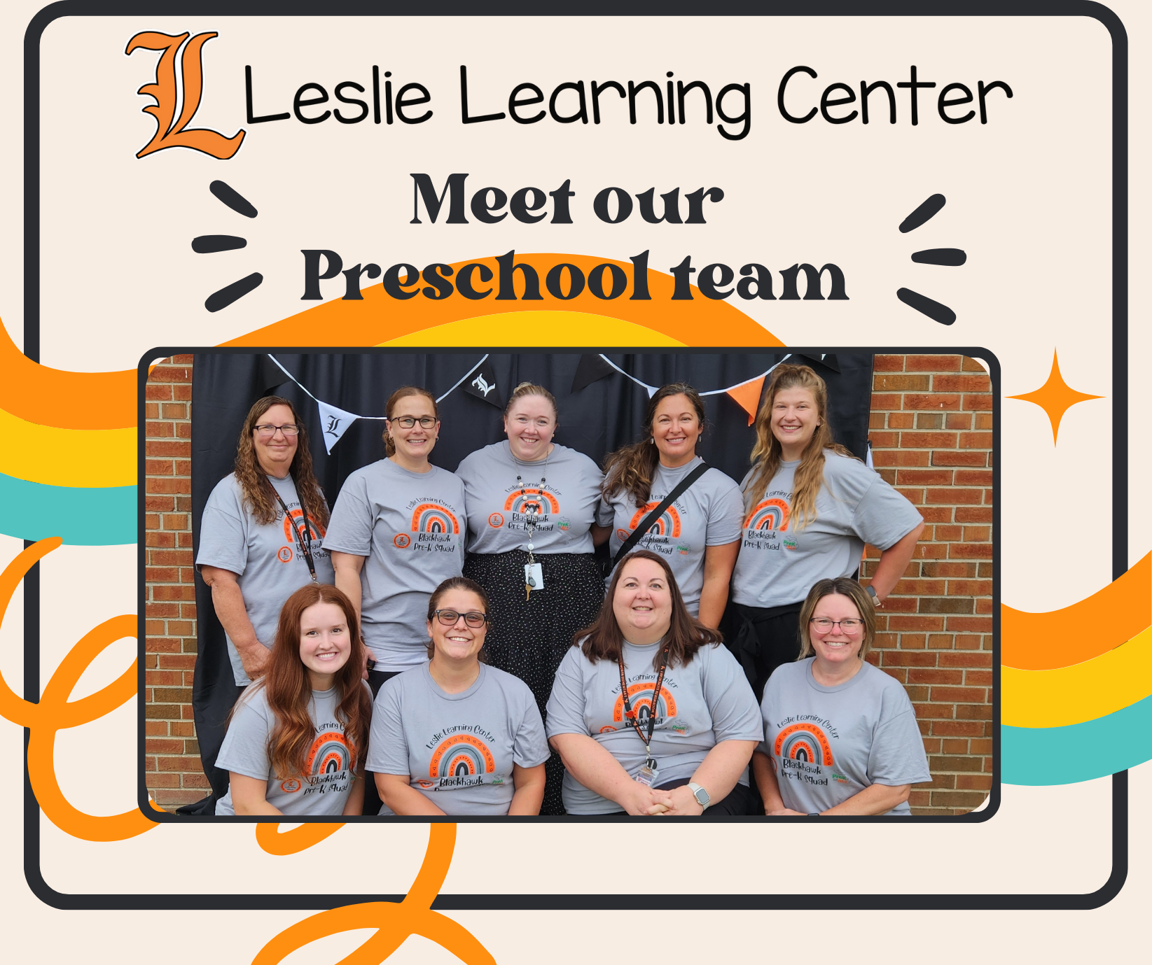Preschool team photo